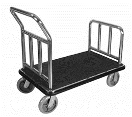 LUGGAGE CART WITH CARPET